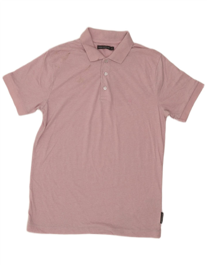 Polo da uomo FRENCH CONNECTION in cotone rosa medio