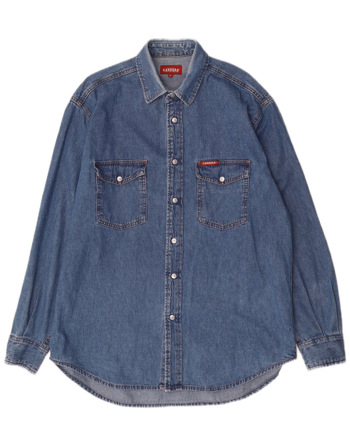 CARRERA Camicia Jeans Uomo Blu Medio Cotone
