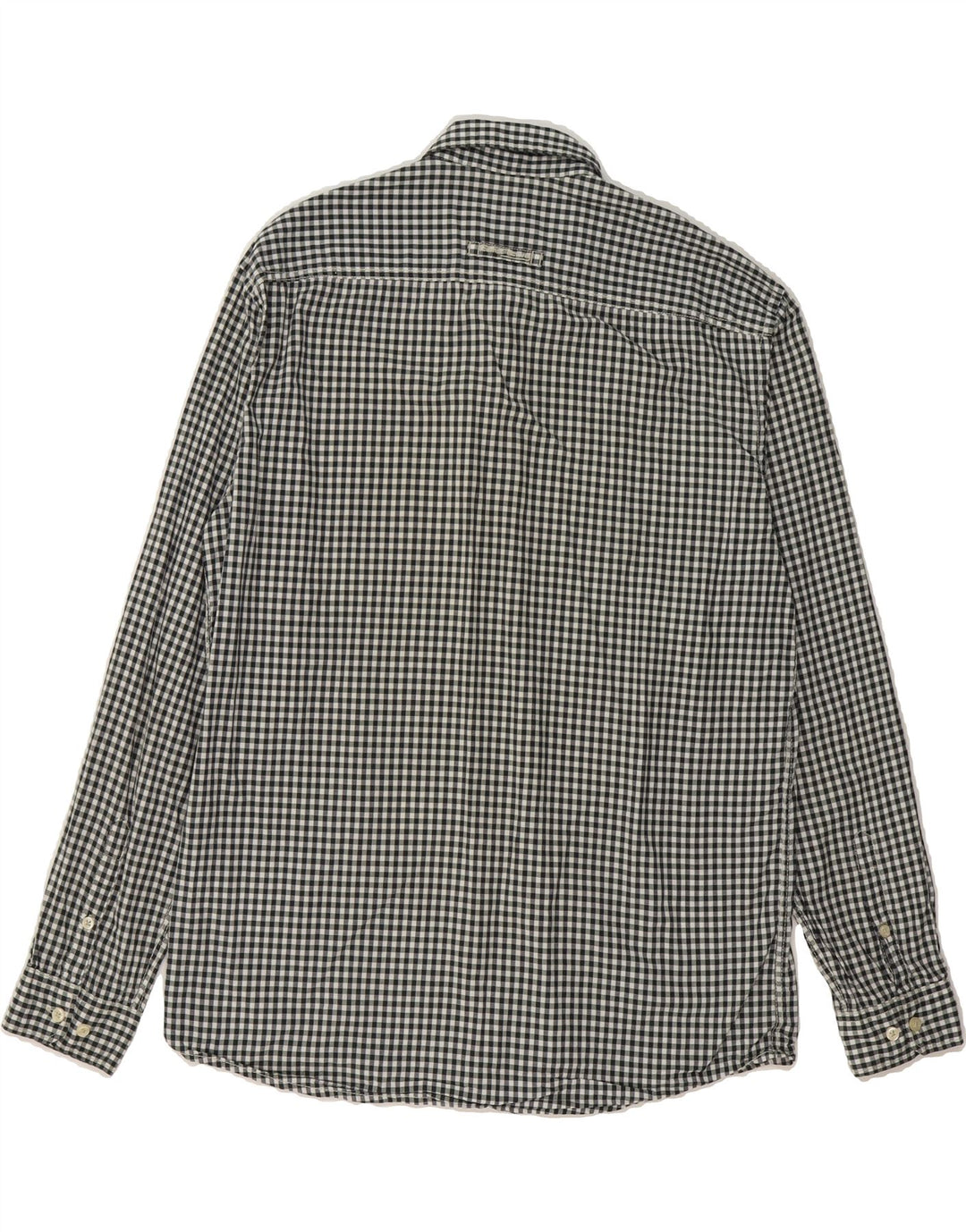 CAMEL ACTIVE Mens Regular Fit Shirt Large Black Gingham Cotton Vintage Camel Active and Second-Hand Camel Active from Messina Hembry 