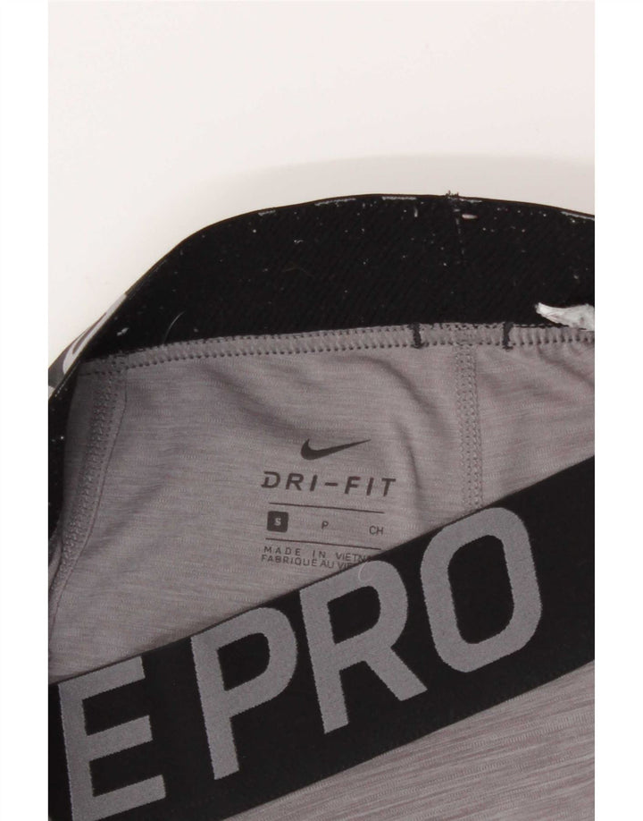 Leggings grafici da donna Nike UK 8 Small Grigio Colourblock