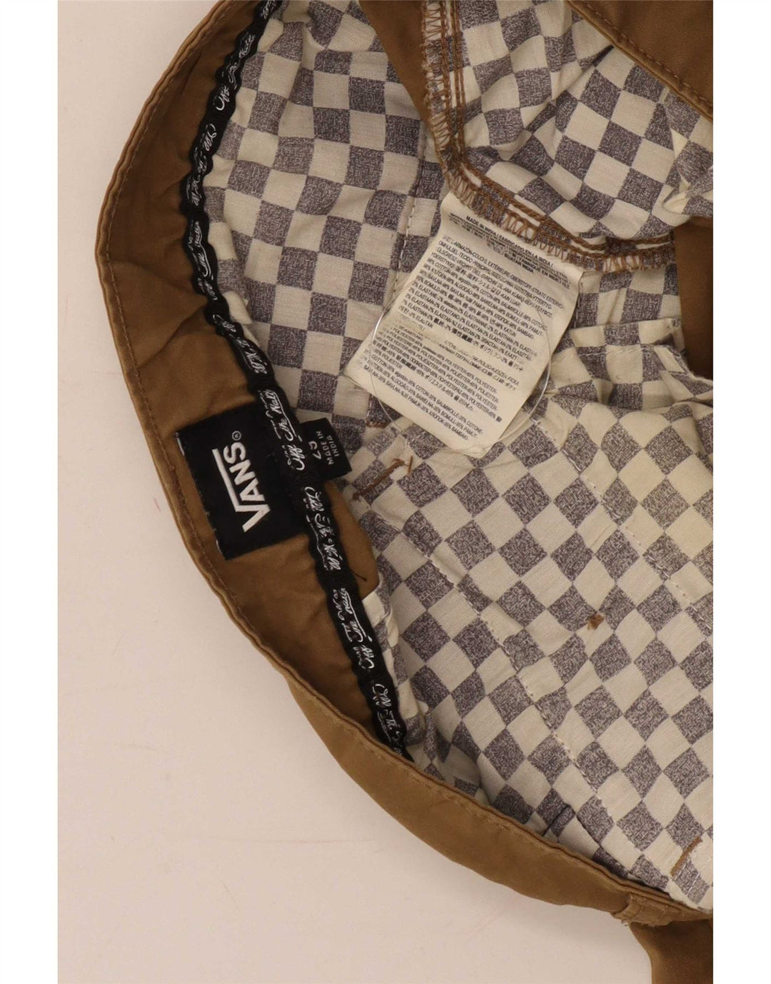 Pantaloni chino slim da uomo Vans W29 L30 cotone kaki