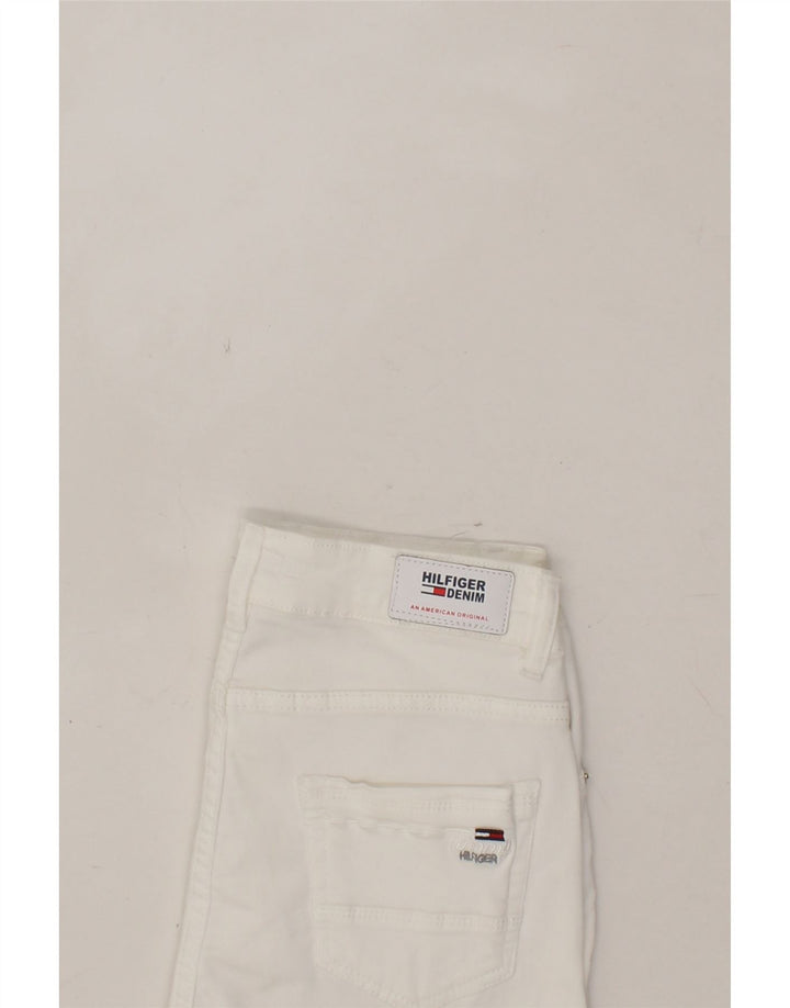 TOMMY HILFIGER Mens Denim Shorts W28 Small White Cotton Vintage Tommy Hilfiger and Second-Hand Tommy Hilfiger from Messina Hembry 