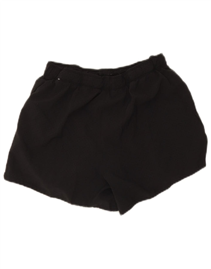 Pantaloncini sportivi Nike da donna Dri Fit UK 8 piccoli poliestere nero