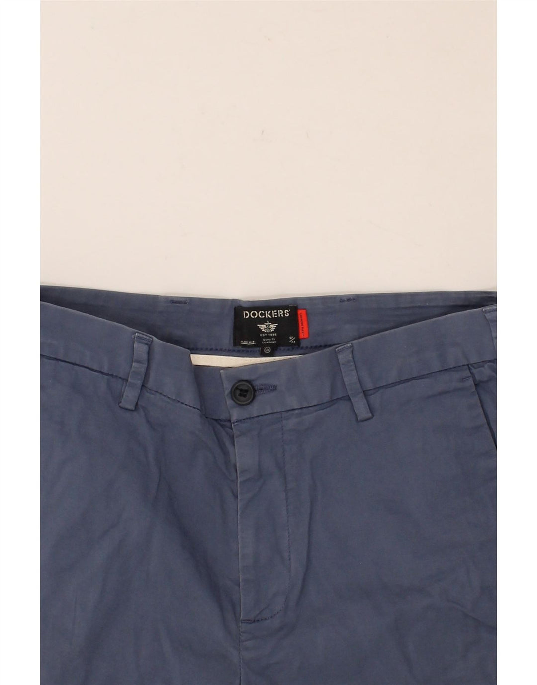 DOCKERS Mens Chino Shorts W31 Medium Navy Blue Cotton Vintage Dockers and Second-Hand Dockers from Messina Hembry 