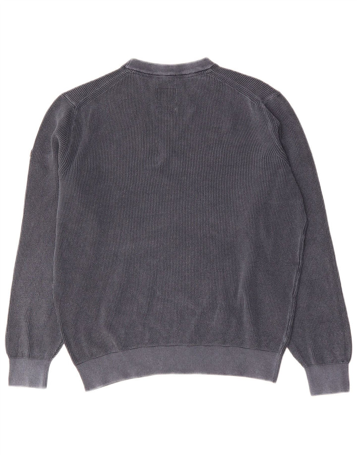 Maglione maglione girocollo da uomo Camel Active grande blu navy