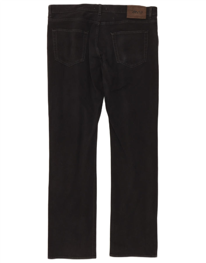 MARLBORO CLASSICS Jeans dritti da uomo vestibilità regolare W36 L34 cotone nero