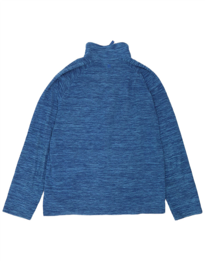 Giacca in pile da uomo Mountain Warehouse UK 38 Poliestere screziato blu medio