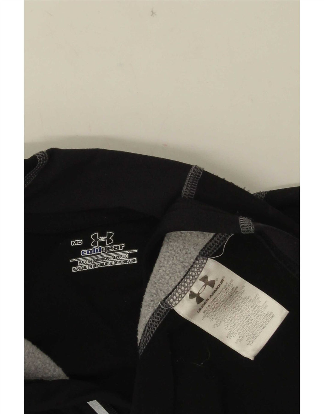 Maglia da ginnastica Under Armour da uomo Cold Gear Graphic Pullover media nera
