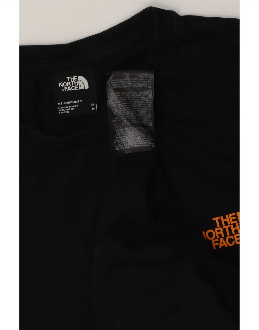 T-shirt grafica da uomo The North Face Top in cotone nero medio