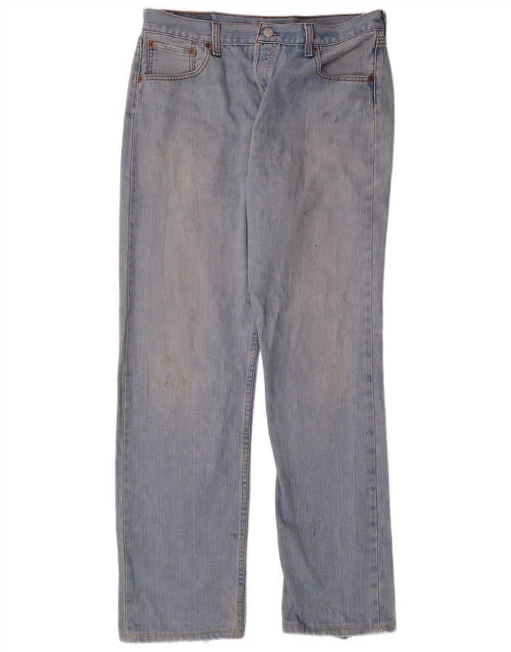 LEVI'S Jeans dritti da uomo 501 W36 L31 cotone blu