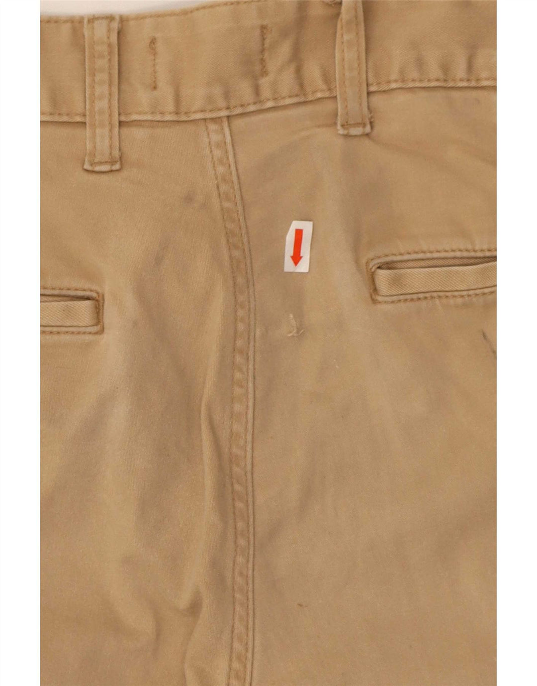 Pantaloncini chino da uomo Tommy Hilfiger W33 cotone beige medio