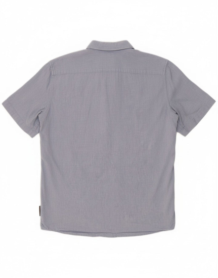 FRENCH CONNECTION Mens Short Sleeve Shirt Medium Blue Cotton