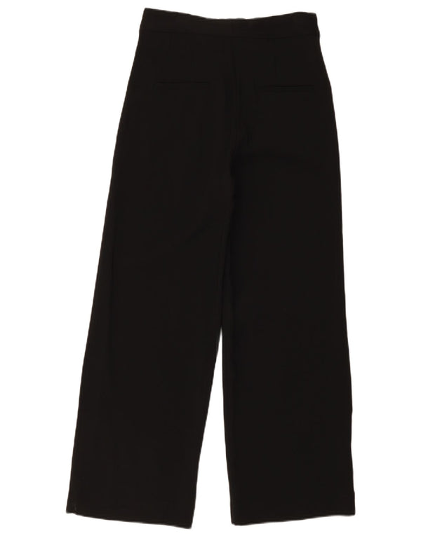 Pantaloni chino a vita alta da donna Massimo Dutti EU 36 XS W26 L28 Nero