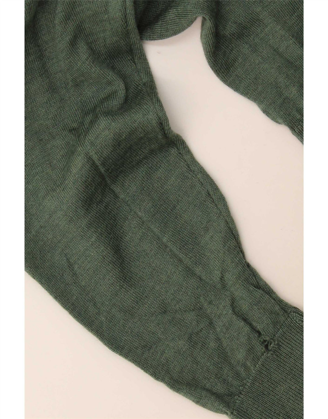 Maglione maglione girocollo da uomo Lacoste taglia 7 2XL lana vergine verde