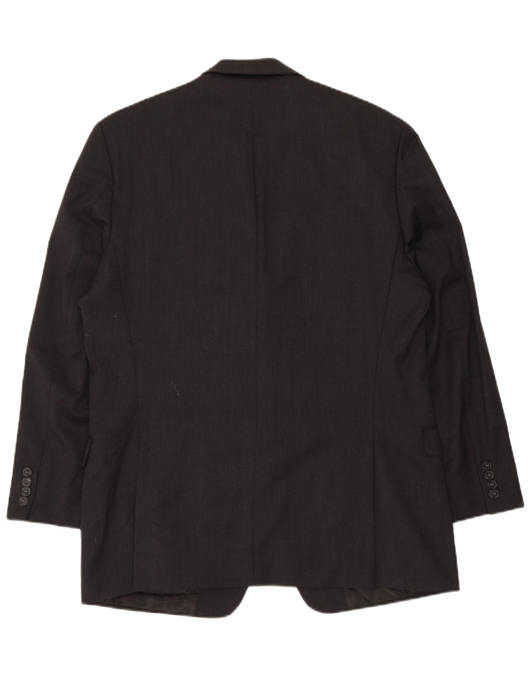 Giacca blazer a 2 bottoni da uomo Calvin Klein UK 44 2XL Lana grigia