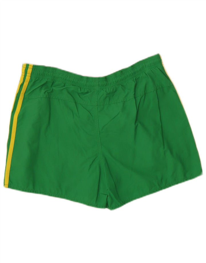 Pantaloncini da bagno da uomo Adidas piccoli in nylon verde