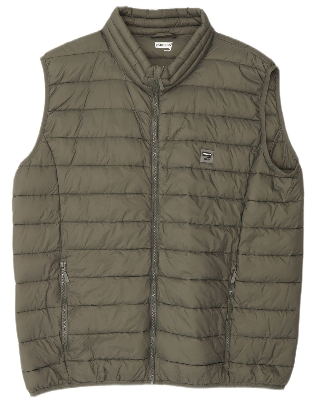 Gilet imbottito da uomo CARRERA UK 44 2XL Poliammide kaki