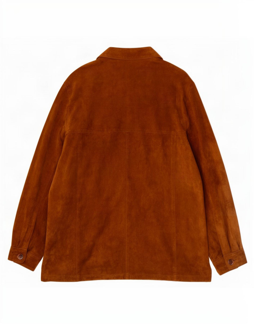 Giacca vintage in pelle scamosciata da donna IT 50 XL in pelle beige