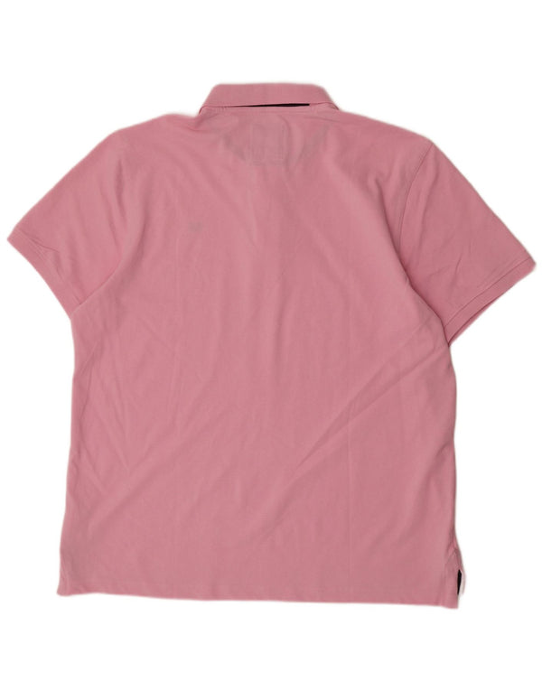 Crew Clothing Polo da uomo 2XL in cotone rosa