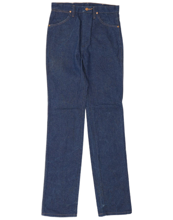 Jeans dritti da donna Wrangler W30 L36 cotone blu