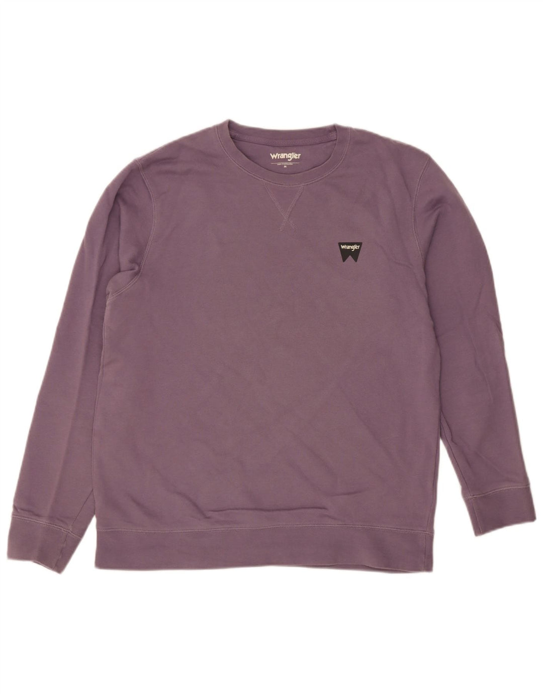 Felpa da uomo Wrangler maglione cotone viola medio