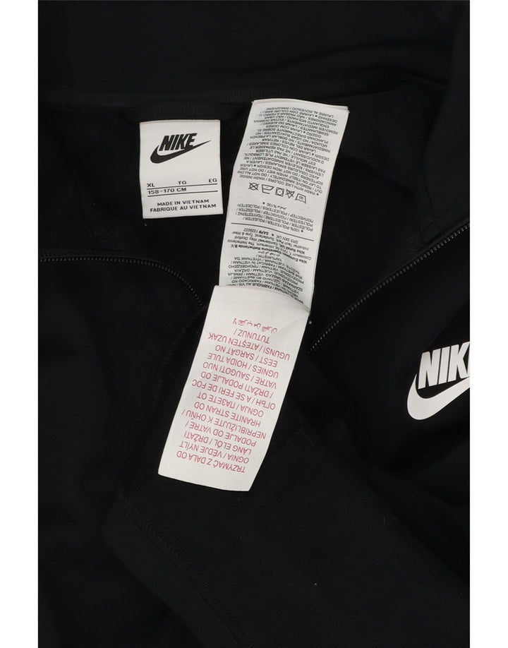Giacca da ginnastica grafica da ragazzo Nike 13-14 anni XL poliestere nero