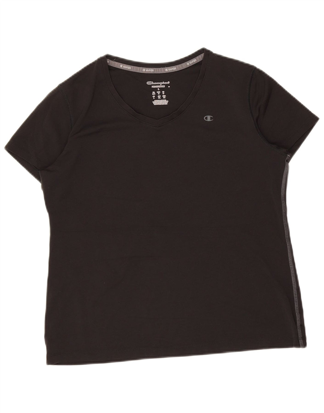 T-shirt da donna CHAMPION Top UK 16 grande nera
