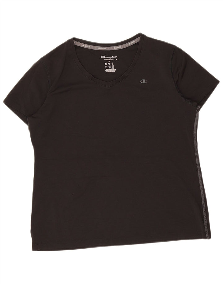 T-shirt da donna CHAMPION Top UK 16 grande nera