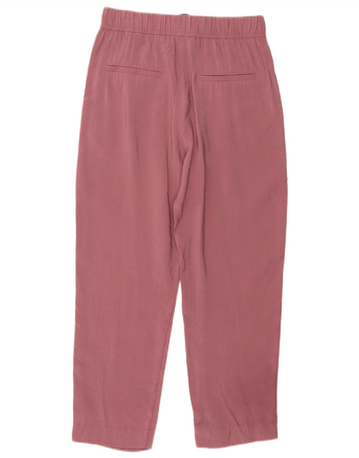 ZARA Womens Tracksuit Trousers UK 4 XS  Pink