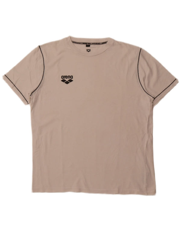 T-shirt da donna Arena Top UK 12 cotone bianco medio