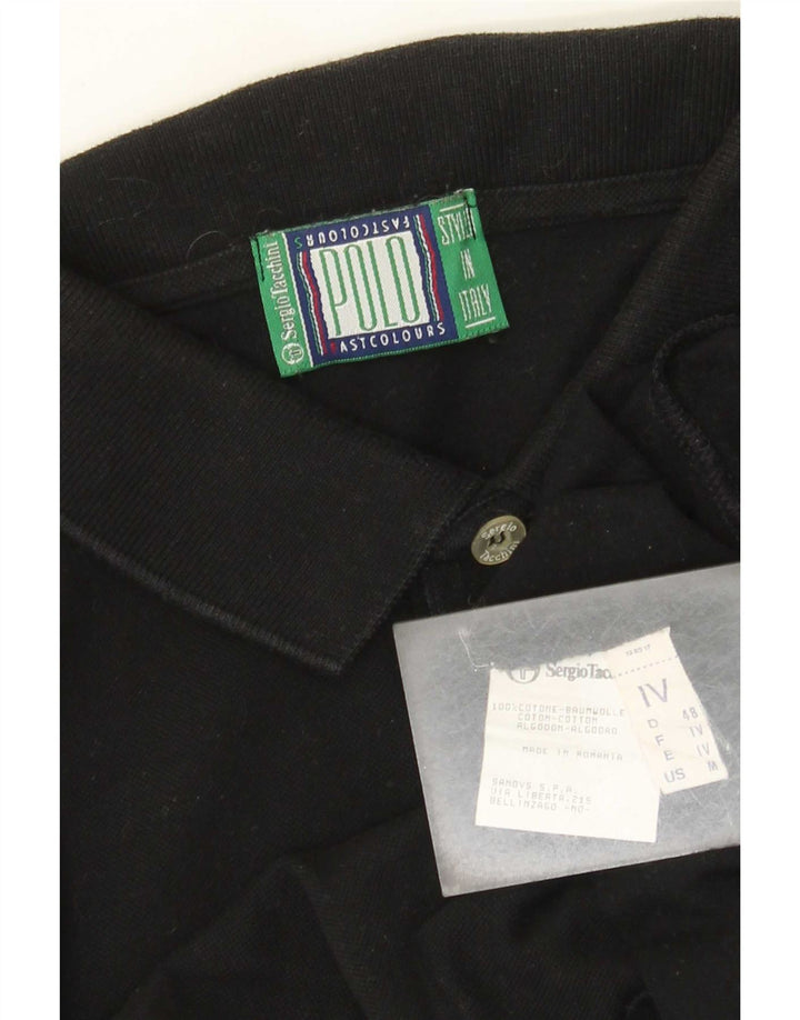 Polo Uomo Sergio Tacchini IT 48 Medio Nero Cotone