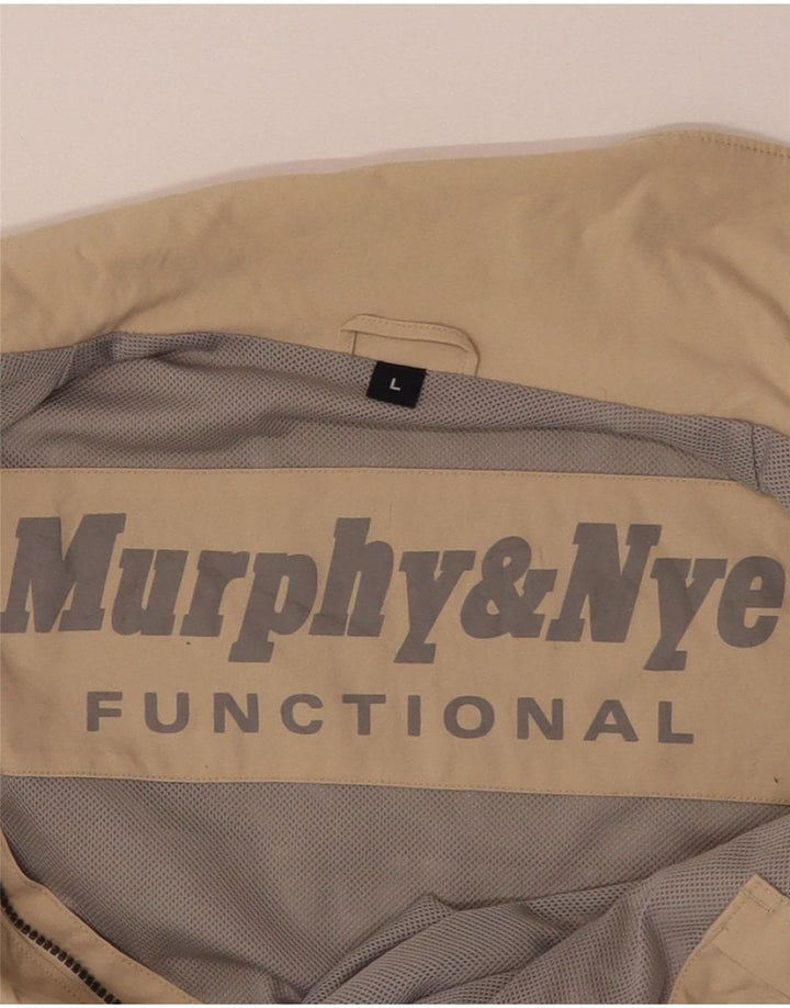 Bomber da uomo Murphy & Nye UK 40 Large Beige Nylon