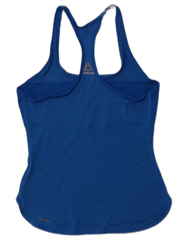 Canottiera grafica da donna REEBOK UK 8/10 Small Blue Sports