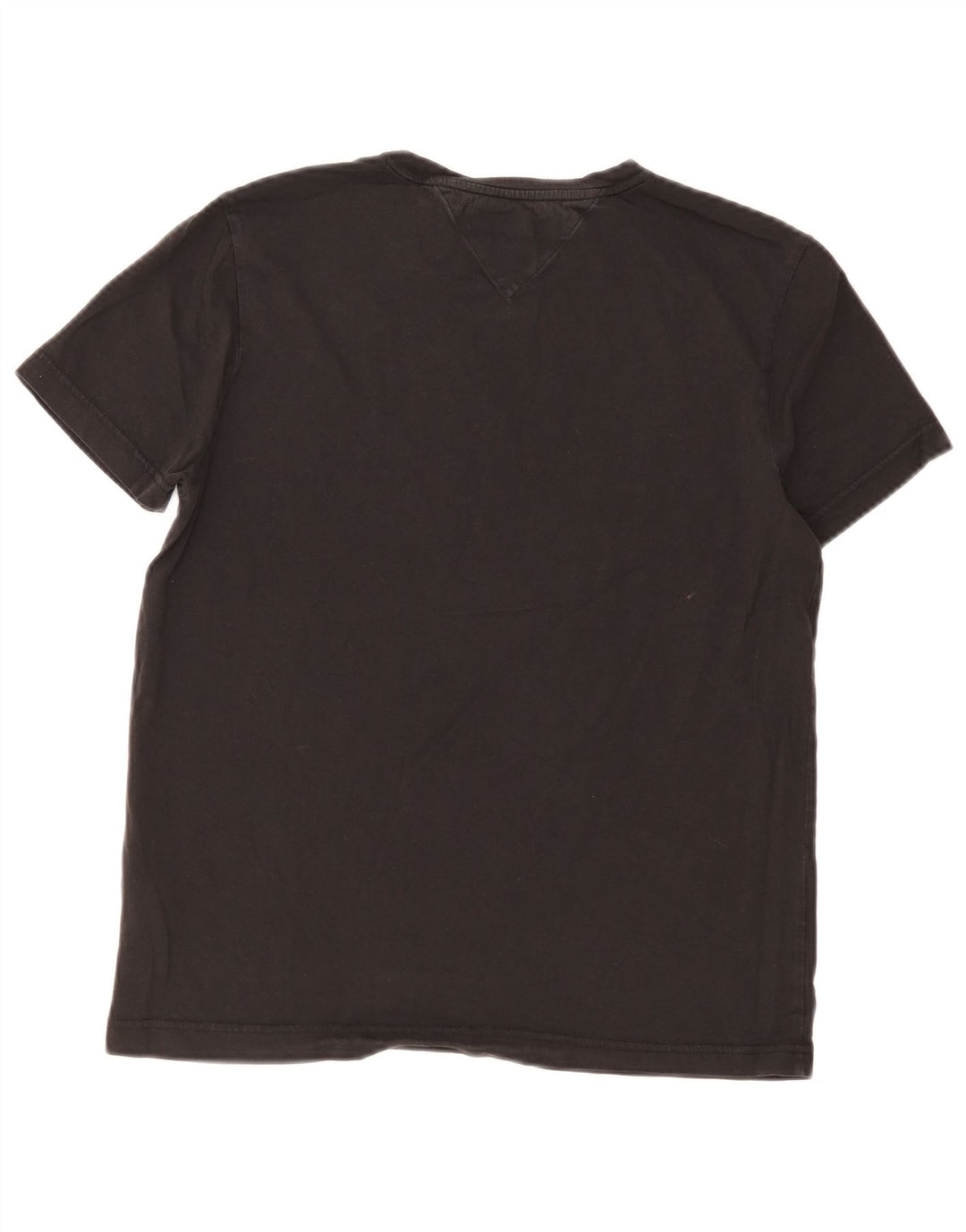 T-shirt grafica da uomo Tommy Hilfiger Top in cotone nero medio