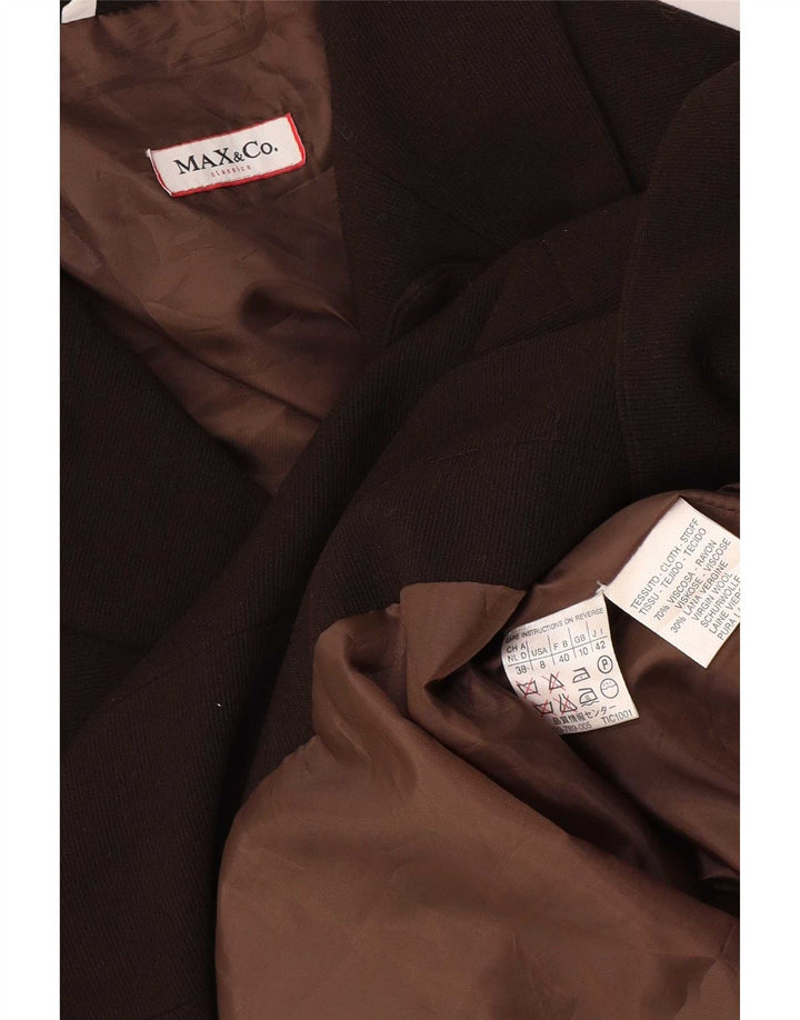 Cappotto da donna Max & Co. UK 10 piccolo in viscosa marrone
