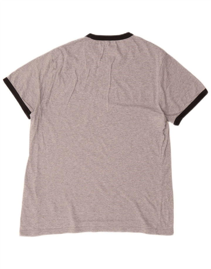 T-shirt grafica da uomo Levi's Top grande in cotone chiazzato grigio