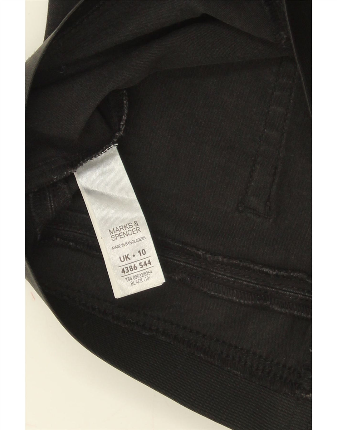 Gonna in denim da donna Marks & Spencer UK 10 piccola W30 cotone nero