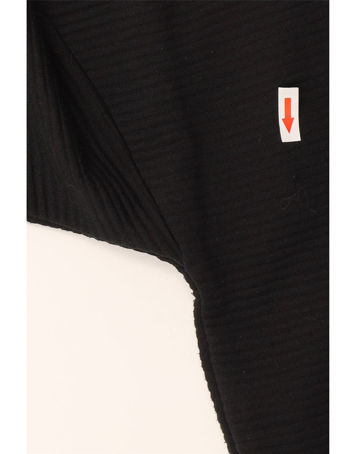Felpa con cappuccio e zip Adidas da ragazzo 13-14 anni in poliestere nero