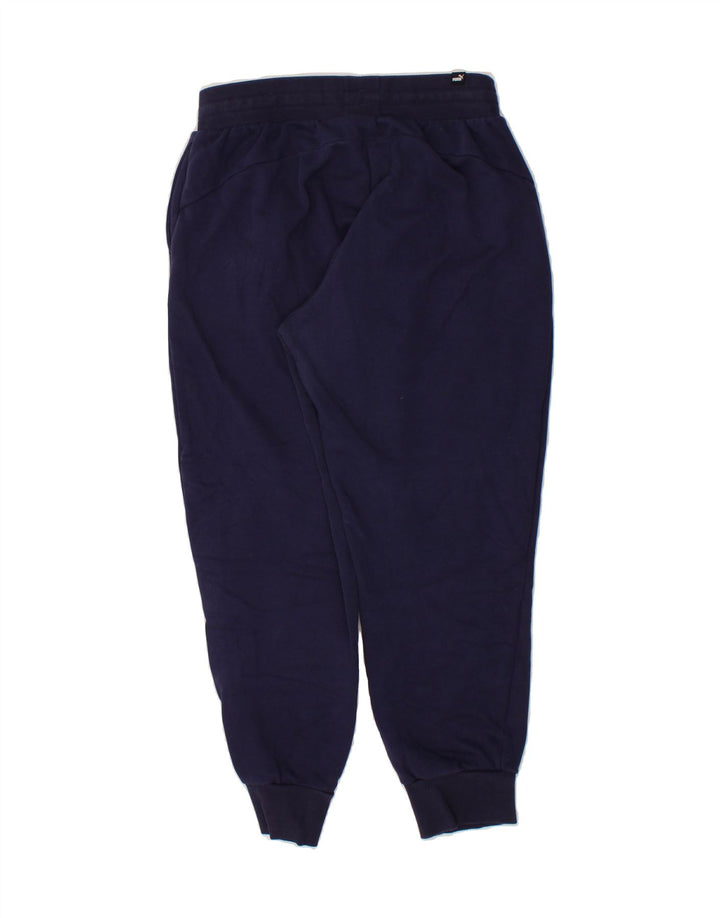 PUMA Mens Tracksuit Trousers Joggers Medium  Navy Blue Cotton Vintage Puma and Second-Hand Puma from Messina Hembry 