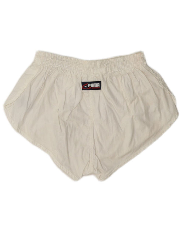 Pantaloncini sportivi Puma da donna UK 10 piccoli bianchi