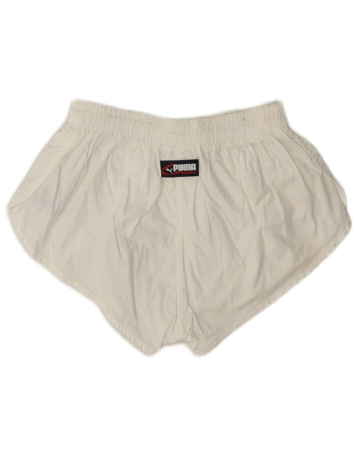 Pantaloncini sportivi Puma da donna UK 10 piccoli bianchi