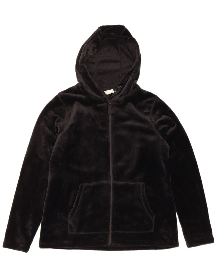 Giacca in pile con cappuccio da donna Mountain Warehouse UK 14 Large Poliestere nero