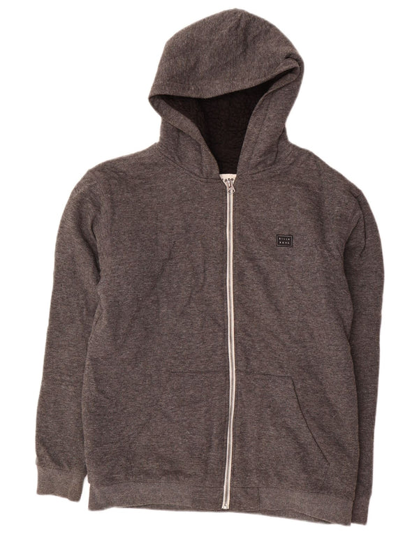 Maglione con cappuccio e zip Sherpa per ragazzi BILLABONG 15-16 anni in poliestere grigio