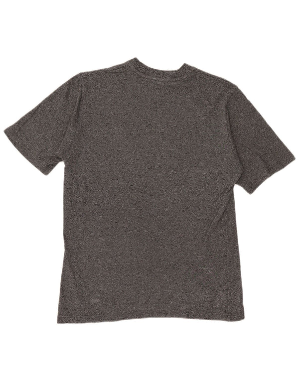 T-shirt da uomo Asics Top Small in cotone chiazzato grigio
