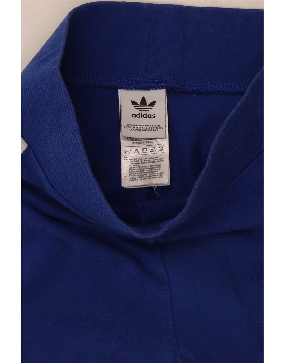 Leggings Adidas da donna UK 8 piccolo cotone blu