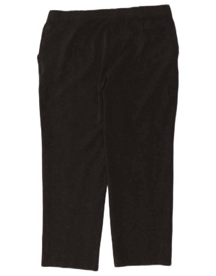 Pantaloni chino da donna Marks & Spencer UK 12 medi W32 L24 grigio screziato