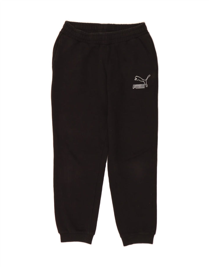 PUMA Mens Tracksuit Trousers Joggers Small Black Vintage Puma and Second-Hand Puma from Messina Hembry 