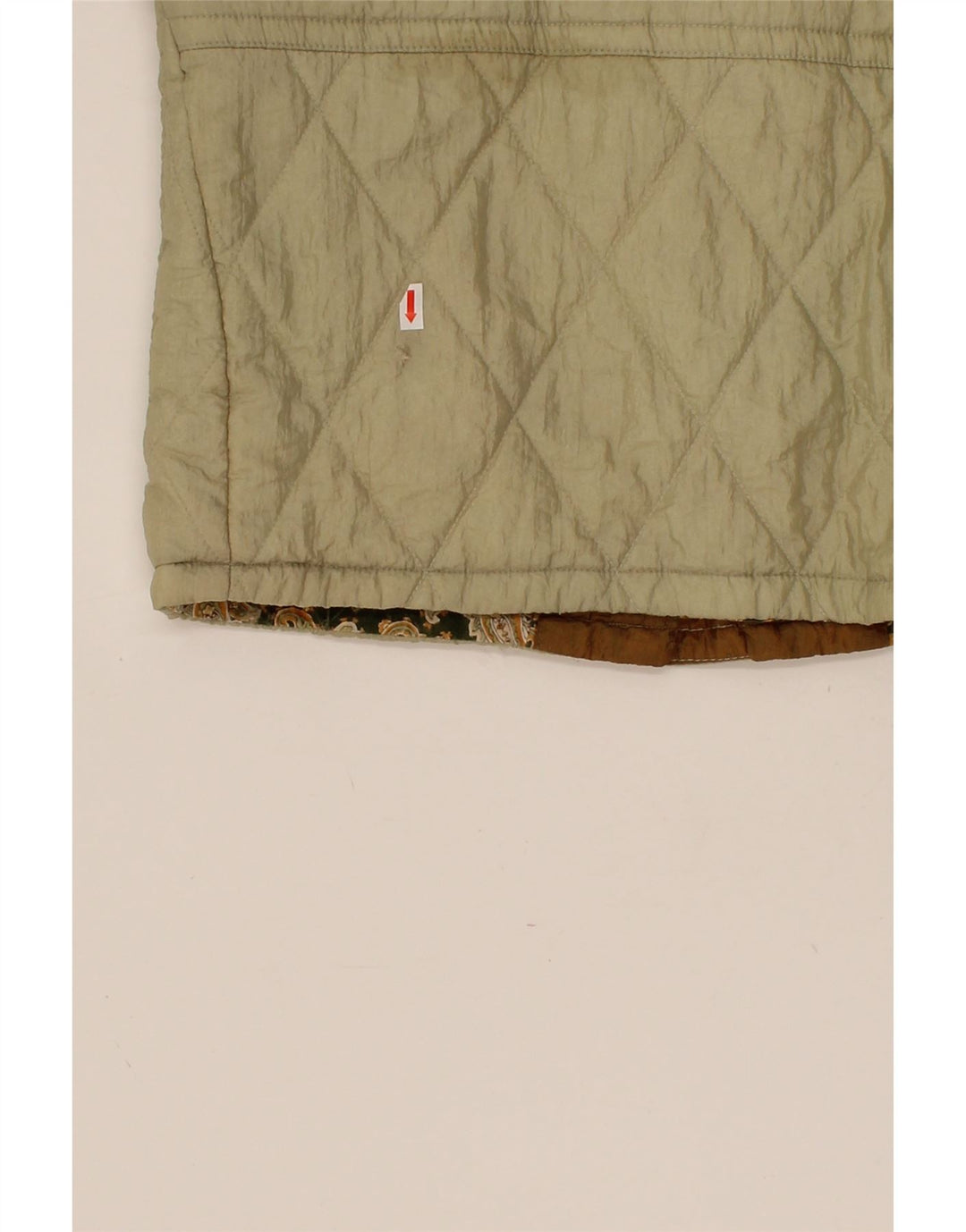 VINTAGE Womens Windbreaker Jacket UK 18 XL Beige Vintage Vintage and Second-Hand Vintage from Messina Hembry 