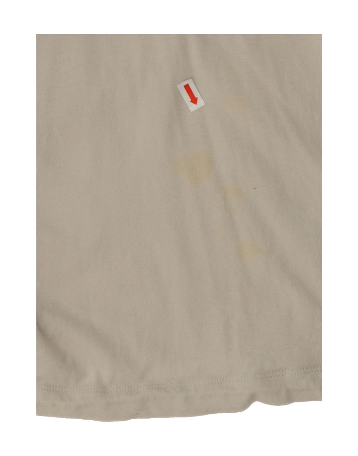NIKE Mens T-Shirt Top Medium Beige Cotton Vintage Nike and Second-Hand Nike from Messina Hembry 