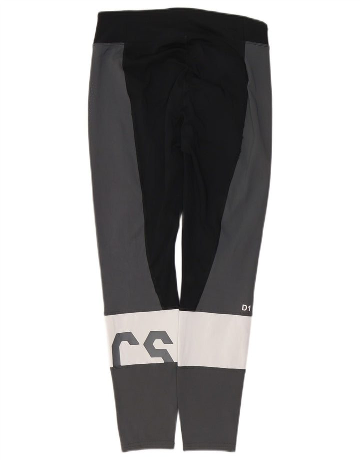 Leggings grafici ASICS da donna UK 10 Small Grey Colourblock